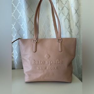 Kate Spade Larchmont Tote in Soft Pink Leather
